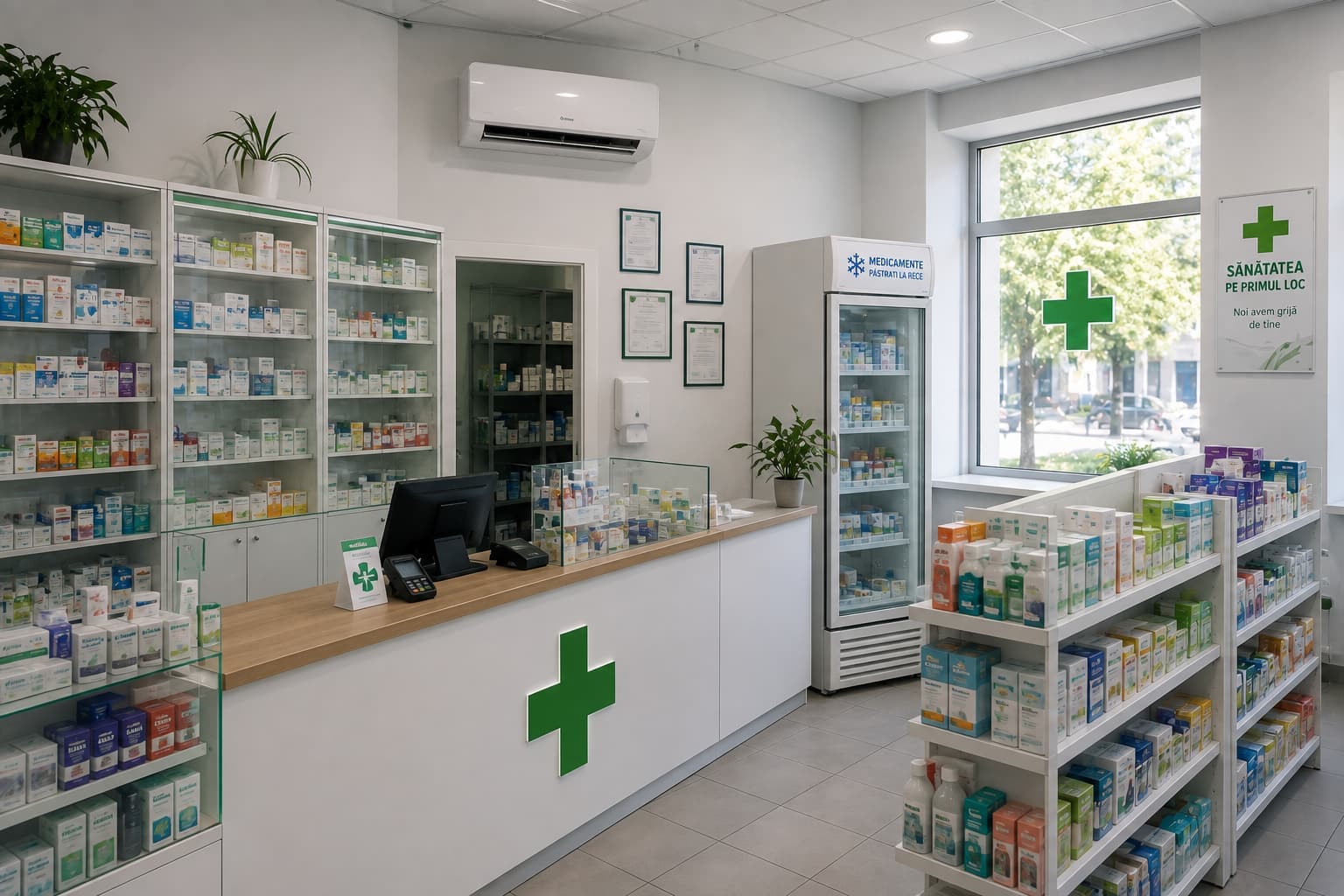 Aer Condiționat pentru Farmacie — Temperatură Stabilă pentru Medicamente