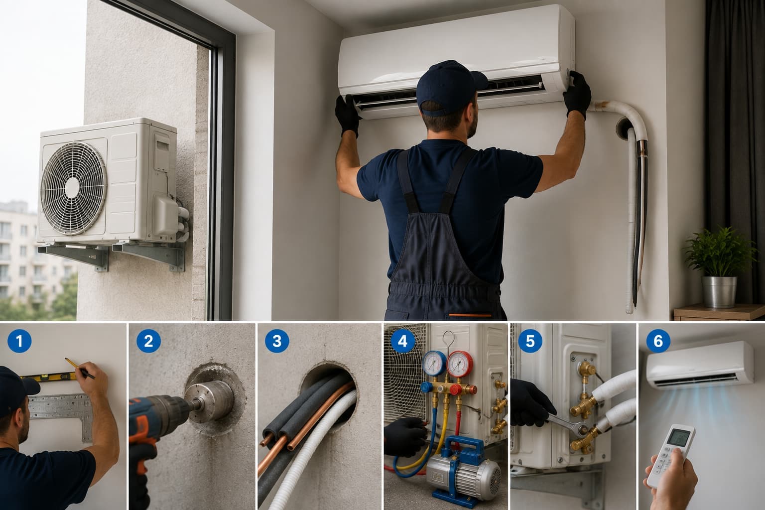 Cum Decurge o Instalare Corectă a Conditionerului — Pas cu Pas, Ce Întrebi Instalatorul